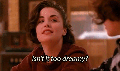 Audrey Horn from Twin Peaks saying 'Isn't it dreamy?'